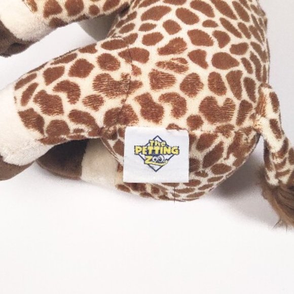 Petting Zoo 1994 Giraffe Large Eyes Plush Toy 11" - Picture 7 of 7